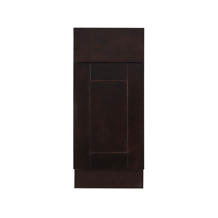 Anchester Espresso Base Cabinet 1 Drawer 1 Door 1 Adjustable Shelf