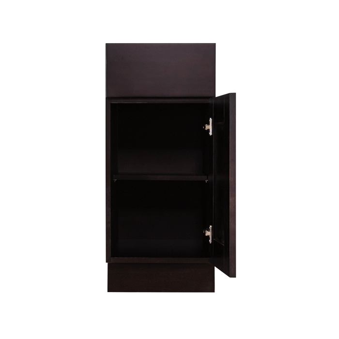 Anchester Espresso Base Cabinet 1 Drawer 1 Door 1 Adjustable Shelf