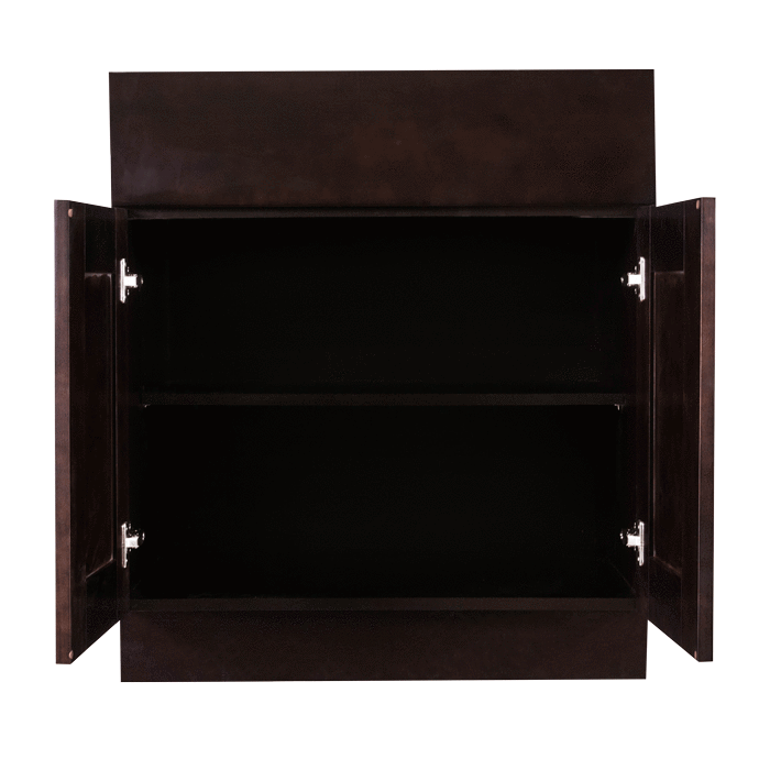 Anchester Espresso Base Cabinet 1 Drawer 2 Doors 1 Adjustable Shelf