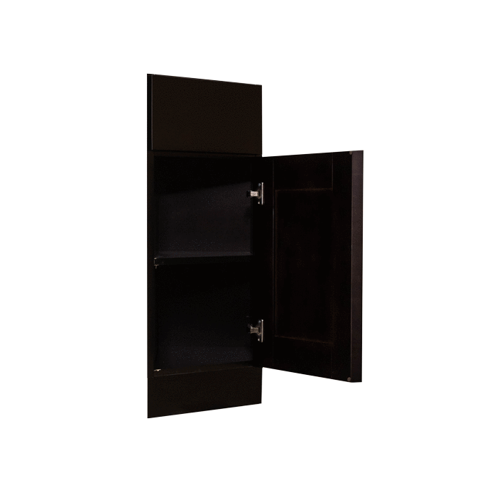 Anchester Espresso Base End Angle Cabinet 1 Fake Drawer 1 Door Adjustable Shelf (Right)