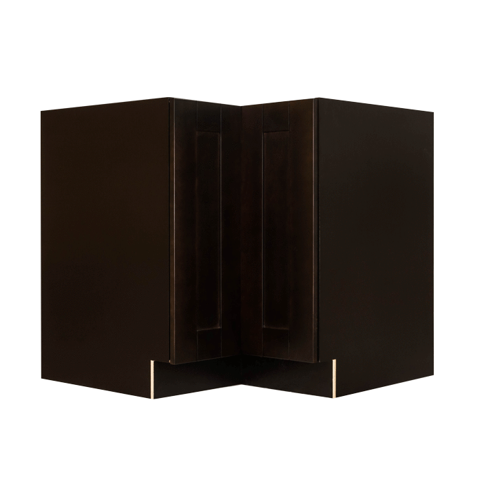 Anchester Espresso Lazy Susan Base Cabinet 2 Full Height Folding Doors