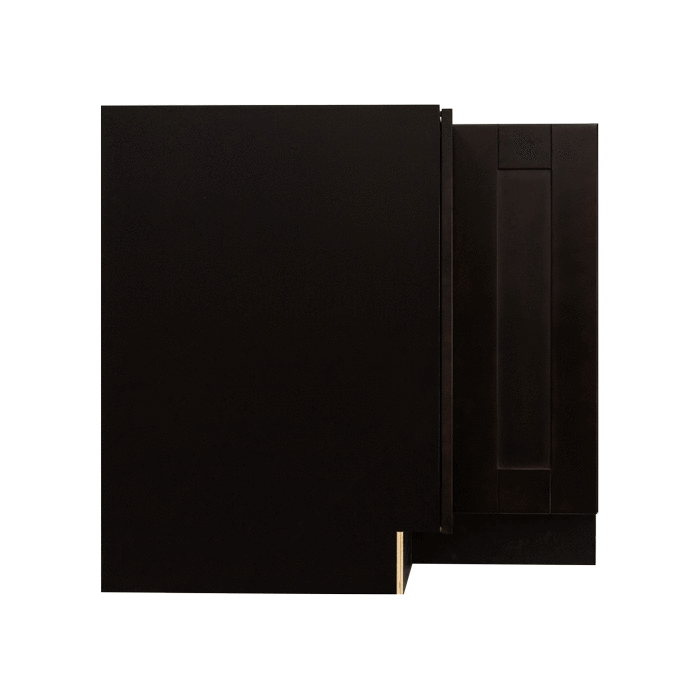 Anchester Espresso Lazy Susan Base Cabinet 2 Full Height Folding Doors