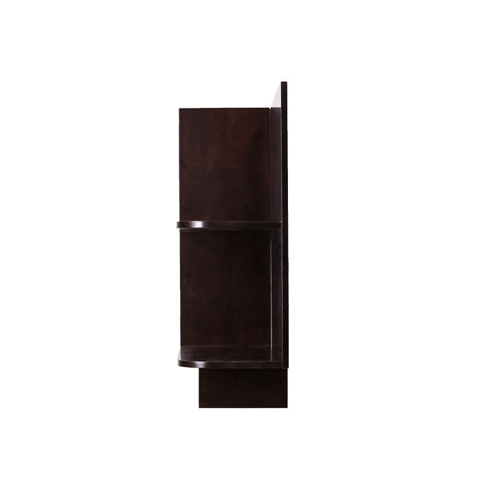 Anchester Espresso Base Open End Shelf 12 inch No Door 1 Fixed Shelf (Left)