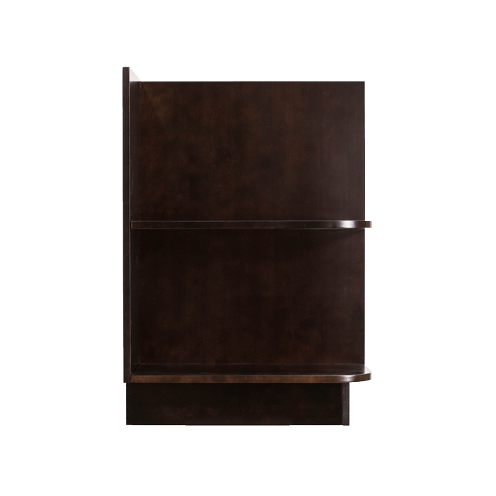 Anchester Espresso Base Open End Shelf 12 inch No Door 1 Fixed Shelf (Left)