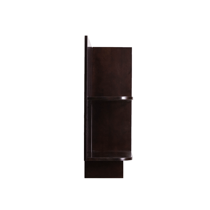 Anchester Espresso Base Open End Shelf 12 inch No Door 1 Fixed Shelf (Right)
