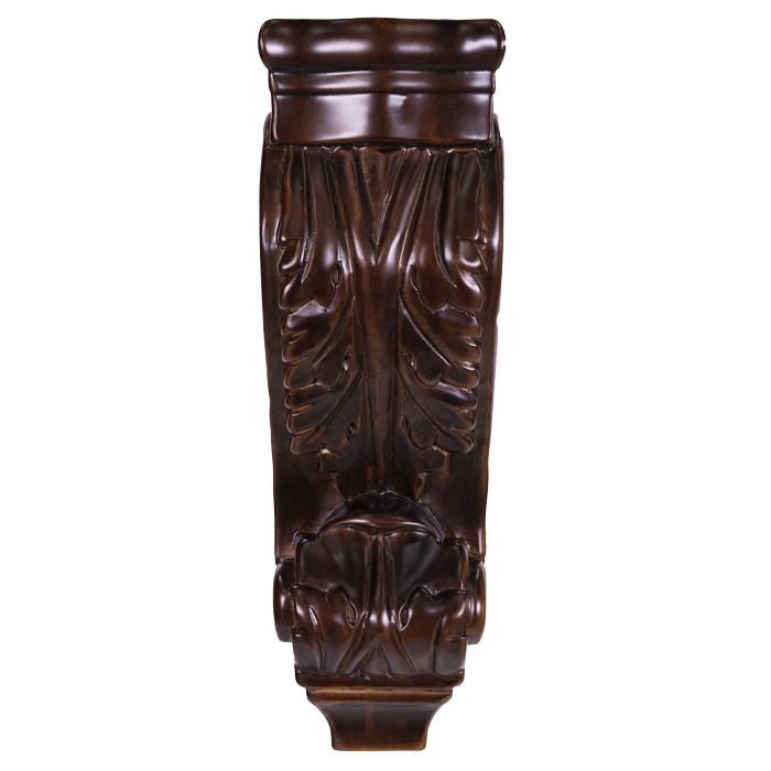 Anchester Espresso Moldings & Accessories CORBEL Stan Finish Leaf Design