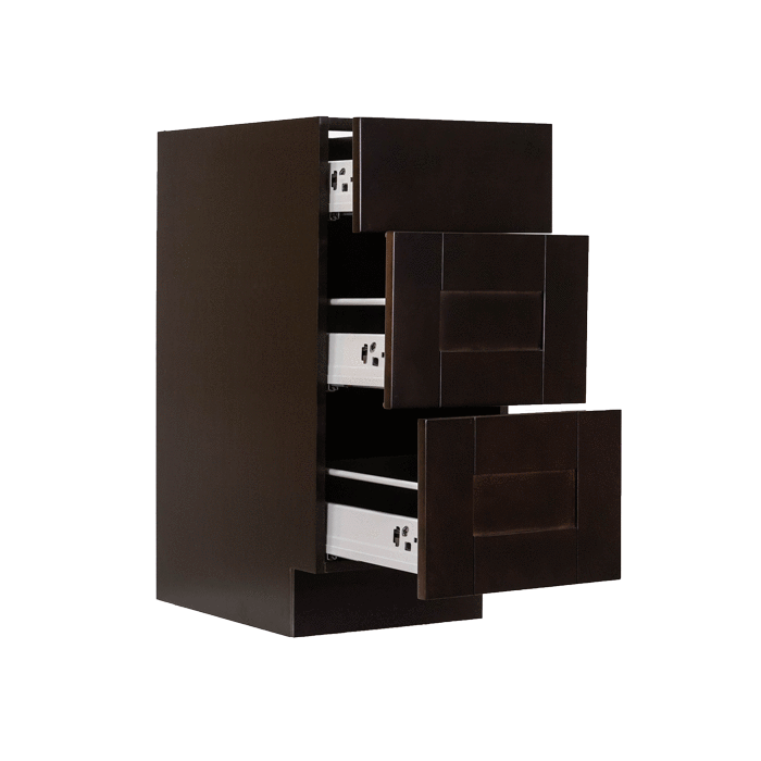Anchester Espresso Base Drawer Cabinet 3 Drawers