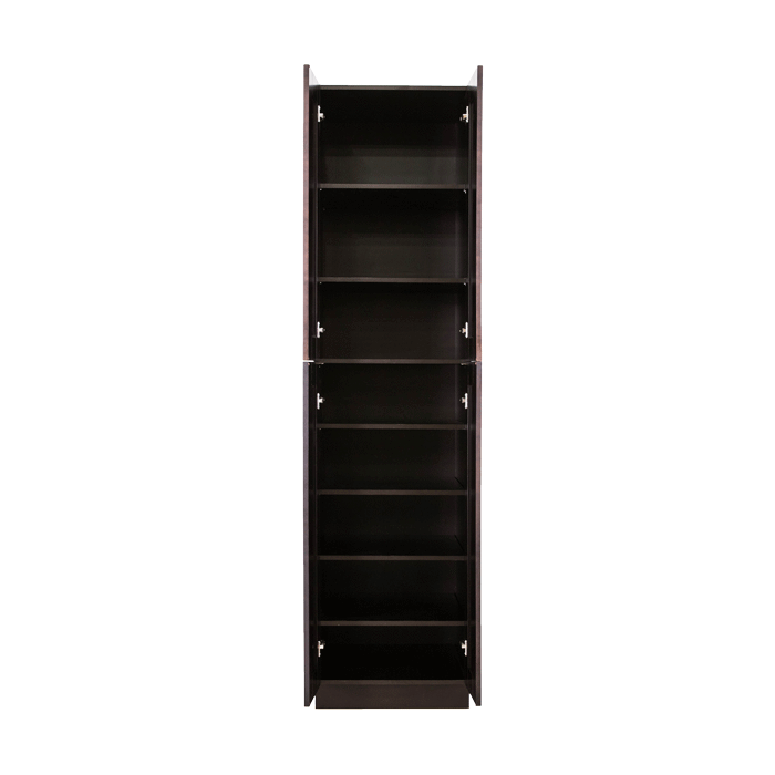 Anchester Espresso Tall Pantry 2 Upper Doors and 2 Lower Doors