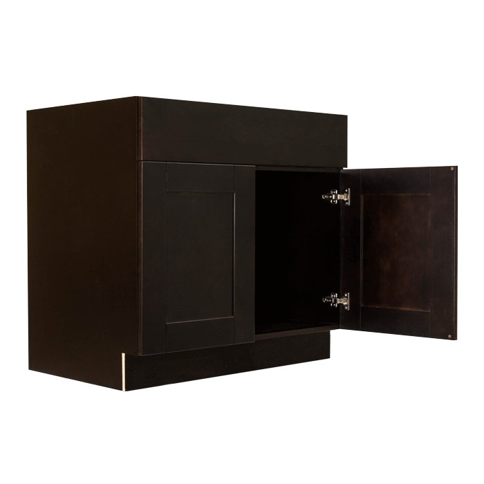 Anchester Espresso Sink Base Cabinet 2 Dummy Drawer 2 Doors