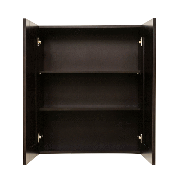 Anchester Espresso Wall Cabinet 2 Doors 2 Adjustable Shelves