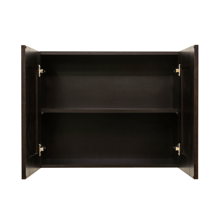 Anchester Espresso Wall Cabinet 2 Doors 1 Adjustable Shelf