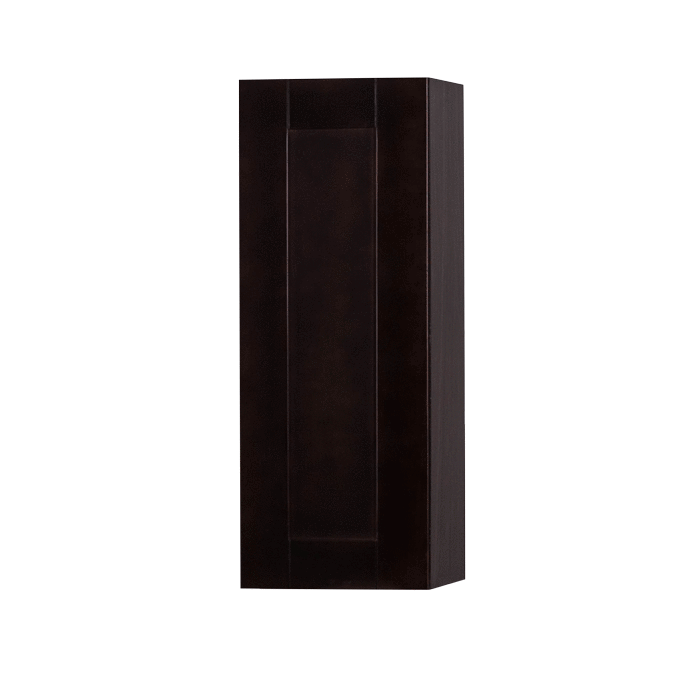 Anchester Espresso Wall End Angle Cabinet 1 Door 2 or 3 Shelves