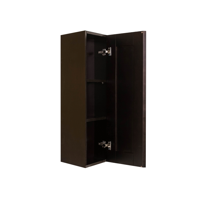 Anchester Espresso Wall End Angle Cabinet 1 Door 2 or 3 Shelves