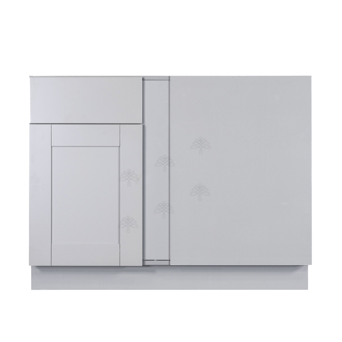 Anchester Gray Base Blind Corner Cabinet 1 Drawer 1 Door