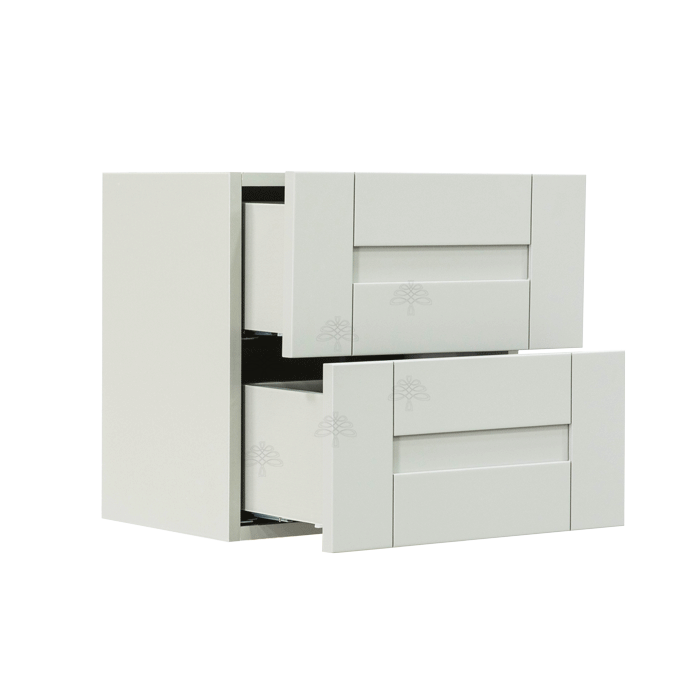 Anchester Series Gray Shaker Cabinet Counter Top Drawer