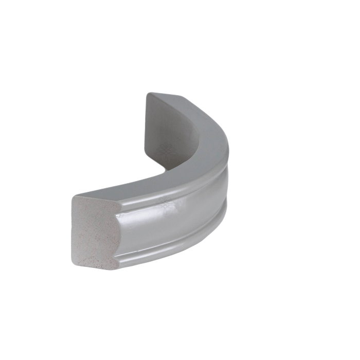 Anchester Gray Corner Light Rail Molding