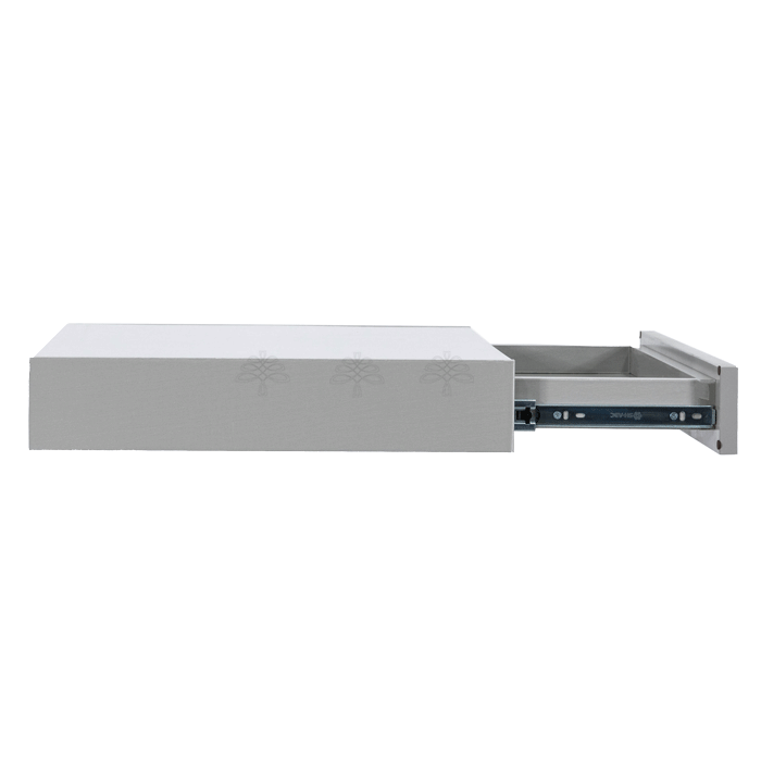 Anchester Gray Base 3 7/8 inch Knee Drawer 1 Drawer