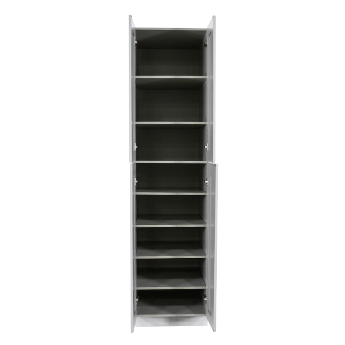 Anchester Gray Tall Pantry 2 Upper Doors and 2 Lower Doors