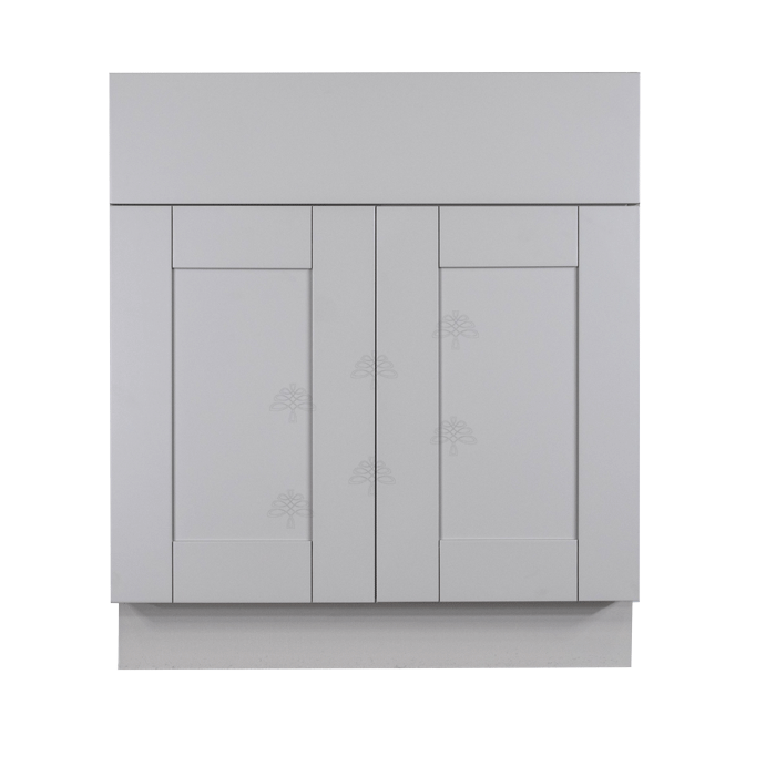 Anchester Gray Sink Base Cabinet 1 Dummy Drawer 2 Doors