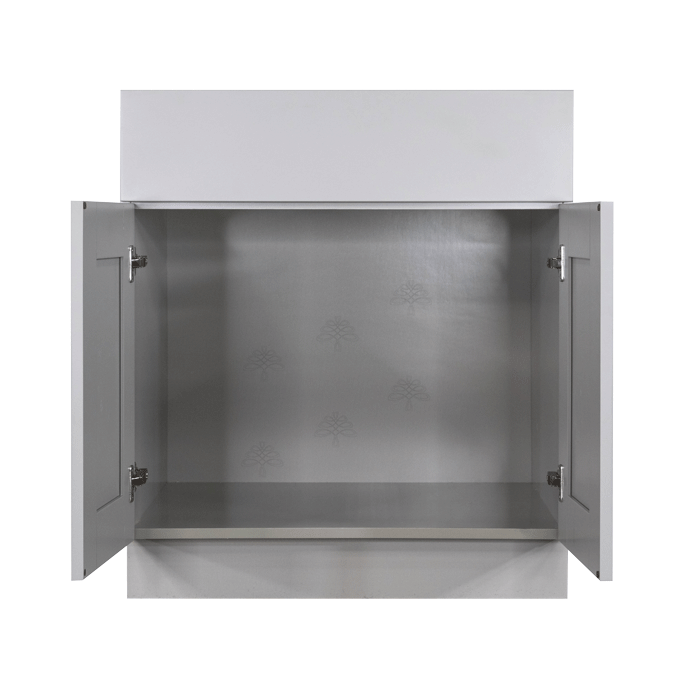 Anchester Gray Sink Base Cabinet 1 Dummy Drawer 2 Doors
