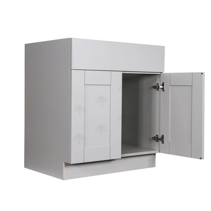 Anchester Gray Sink Base Cabinet 1 Dummy Drawer 2 Doors