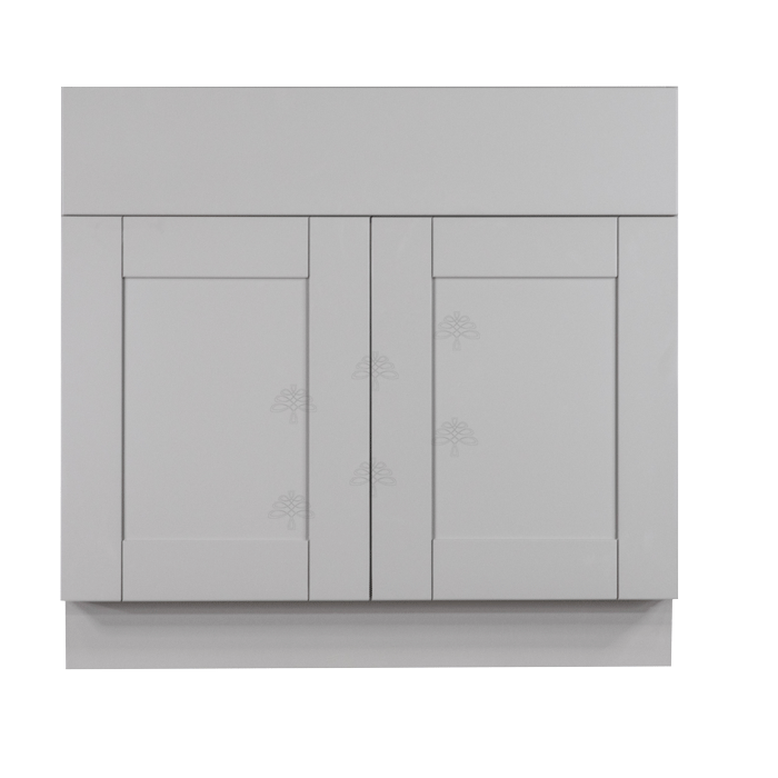 Anchester Gray Sink Base Cabinet 2 Dummy Drawer 2 Doors