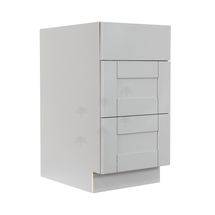 Anchester Gray Vanity Drawer Base Cabinet 3 Drawers
