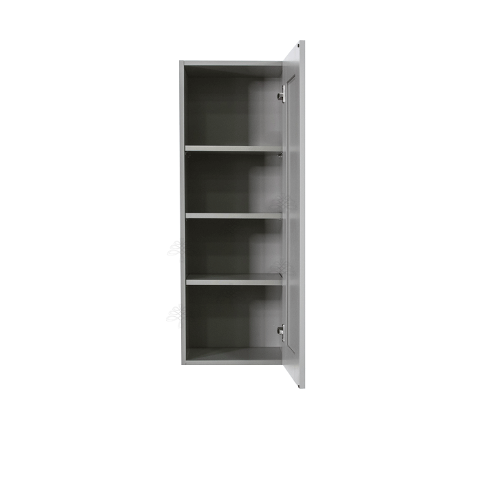 Anchester Gray Wall Cabinet 1 Door 3 Adjustable Shelves