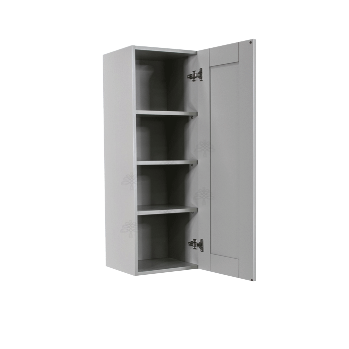 Anchester Gray Wall Cabinet 1 Door 3 Adjustable Shelves