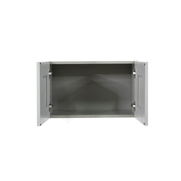 Anchester Gray Wall Cabinet 2 Doors No Shelf