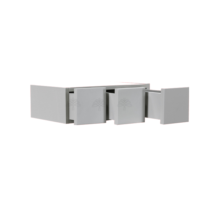 Anchester Gray Wall Small Drawer Cabnet 3 Drawers