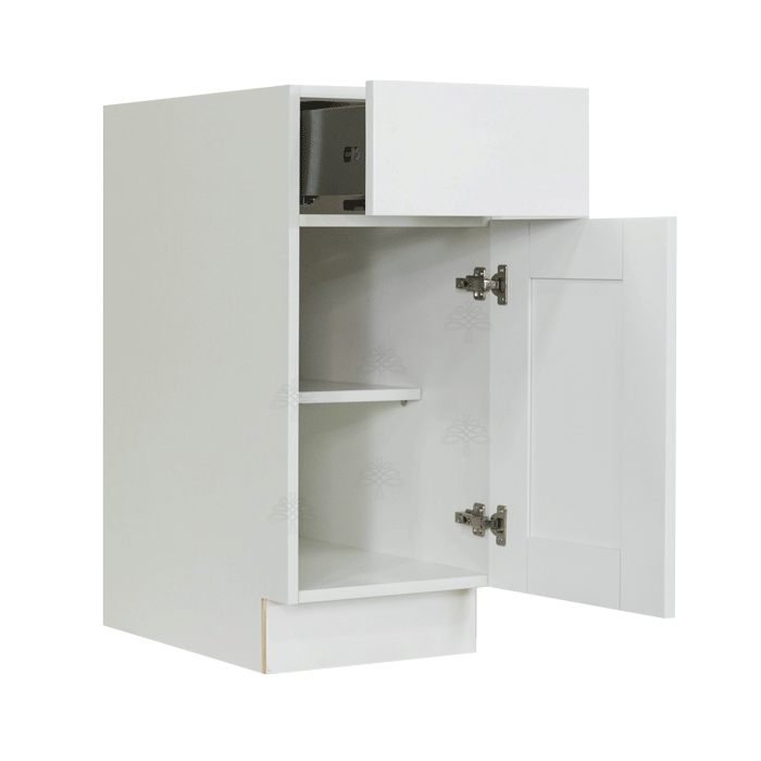 Anchester White Base Cabinet 1 Drawer 1 Door 1 Adjustable Shelf