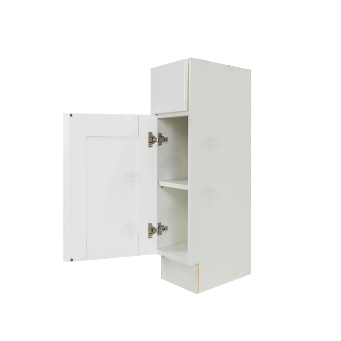 Anchester White Base End Angle Cabinet 1 Fake Drawer 1 Door 1 Adjustable Shelf (Left)