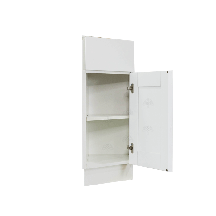 Anchester White Base End Angle Cabinet 1 Fake Drawer 1 Door Adjustable Shelf (Right)