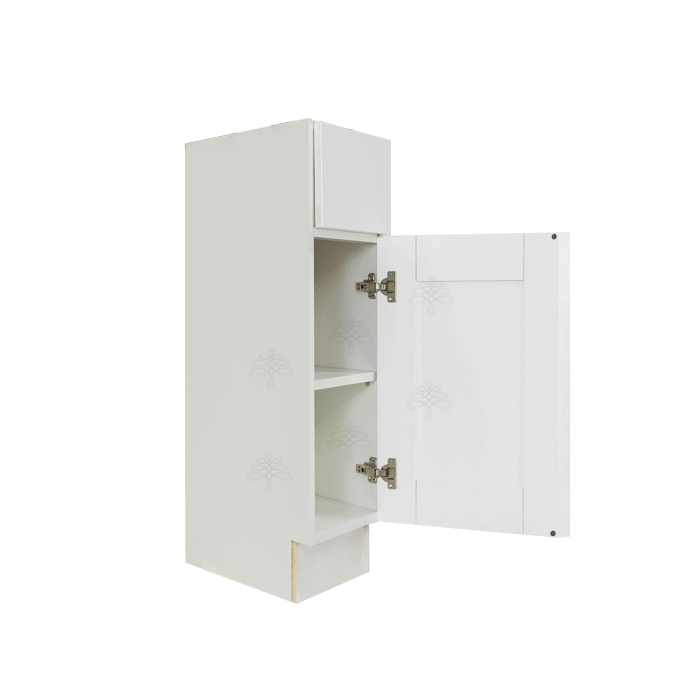Anchester White Base End Angle Cabinet 1 Fake Drawer 1 Door Adjustable Shelf (Right)