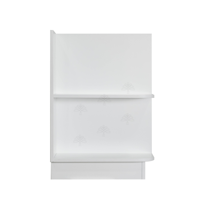 Anchester White Base Open End Shelf 12 inch No Door 1 Fixed Shelf (Left)