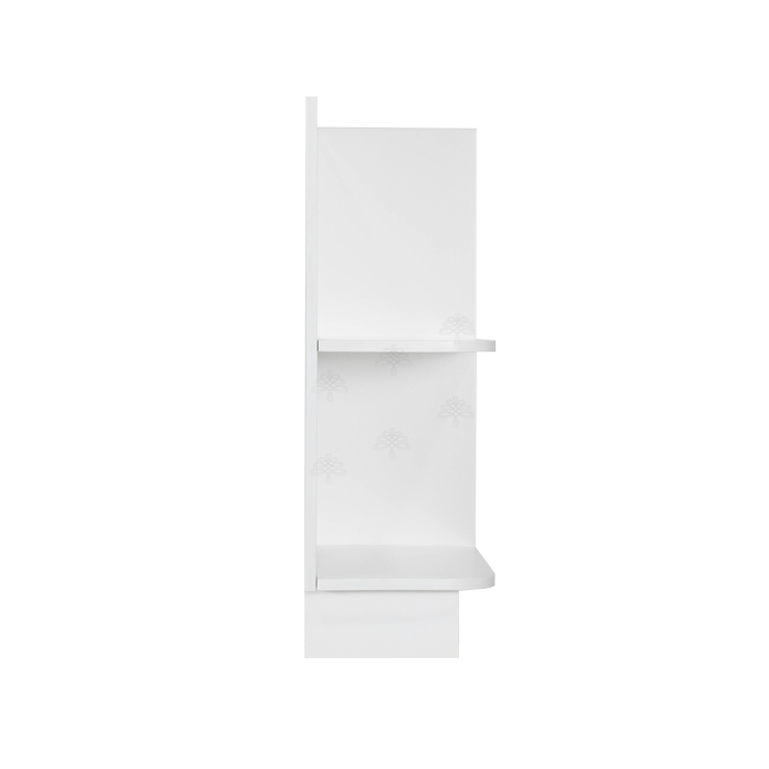 Anchester White Base Open End Shelf 12 inch No Door 1 Fixed Shelf (Right)