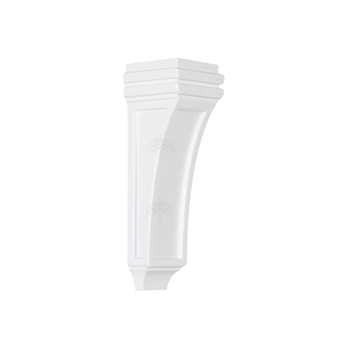 Anchester White Moldings & Accessories CORBEL Stan Finish Leaf Design