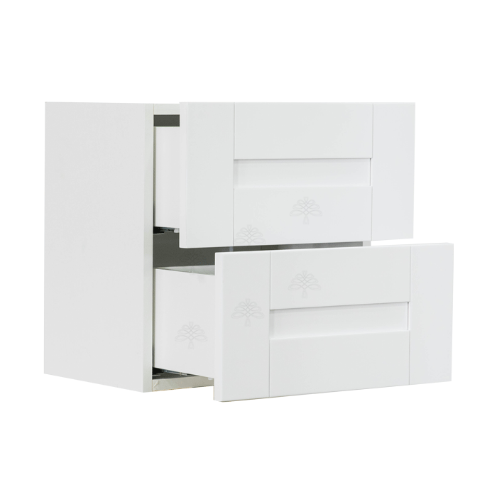 Anchester Series White Shaker Cabinet Counter Top Drawer