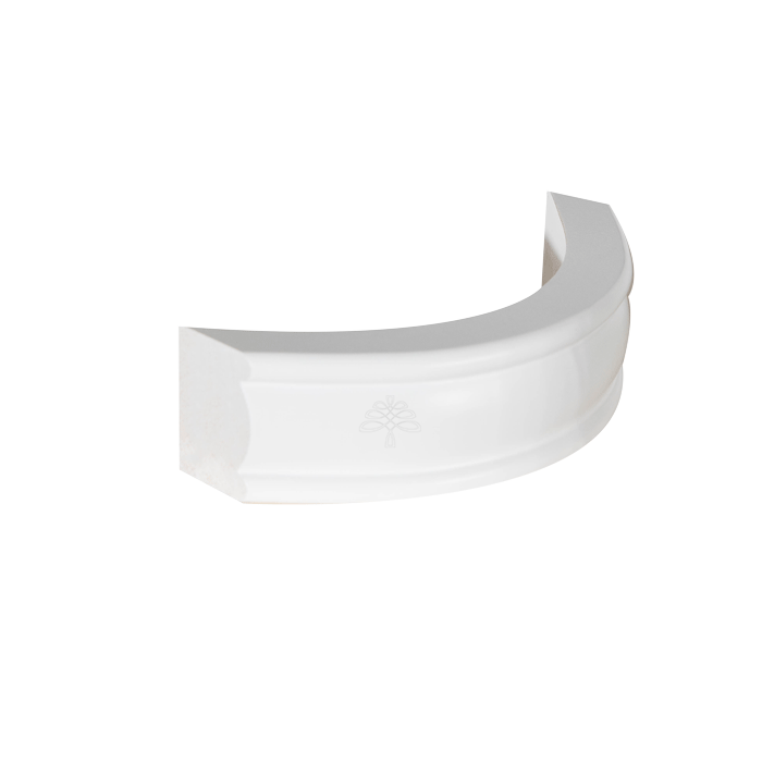 Anchester White Corner Light Rail Molding