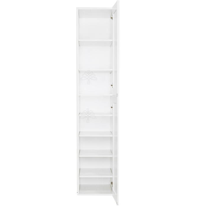 Anchester White Tall Pantry 1 Upper Door and 1 Lower Door