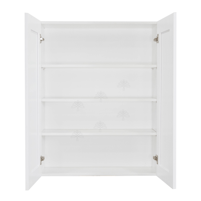 Anchester White Wall Cabinet 2 Doors 3 Adjustable Shelves