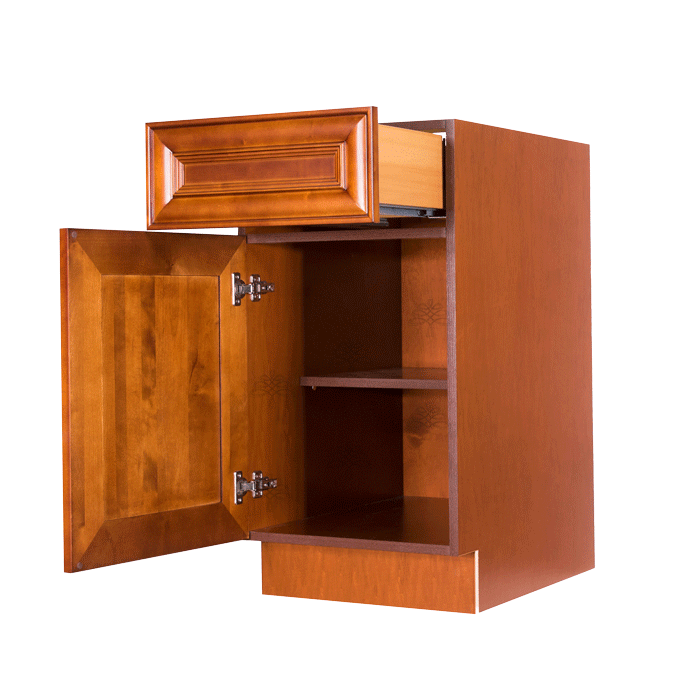 Cambridge Base Cabinet 1 Drawer 1 Door 1 Adjustable Shelf