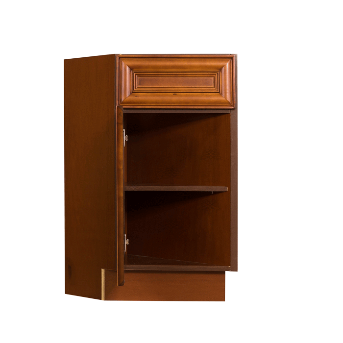 Cambridge Base End Angle Cabinet 1 Fake Drawer 1 Door 1 Adjustable Shelf (Left)
