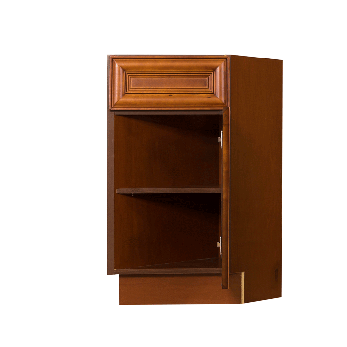 Cambridge Base End Angle Cabinet 1 Fake Drawer 1 Door Adjustable Shelf (Right)