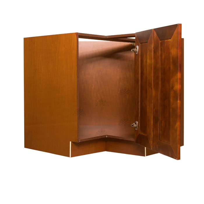 Cambridge Lazy Susan Base Cabinet 2 Full Height Folding Doors