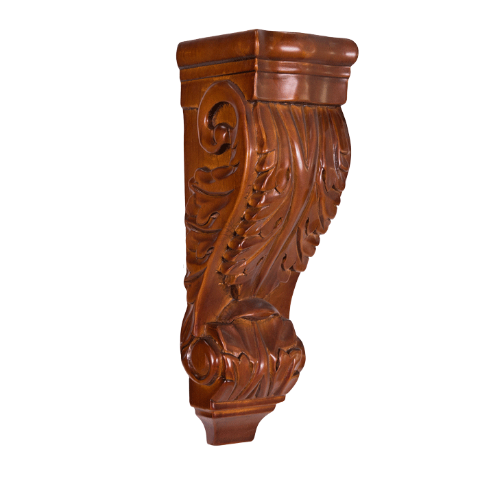 Cambridge Moldings & Accessories CORBEL Stan Finish Leaf Design