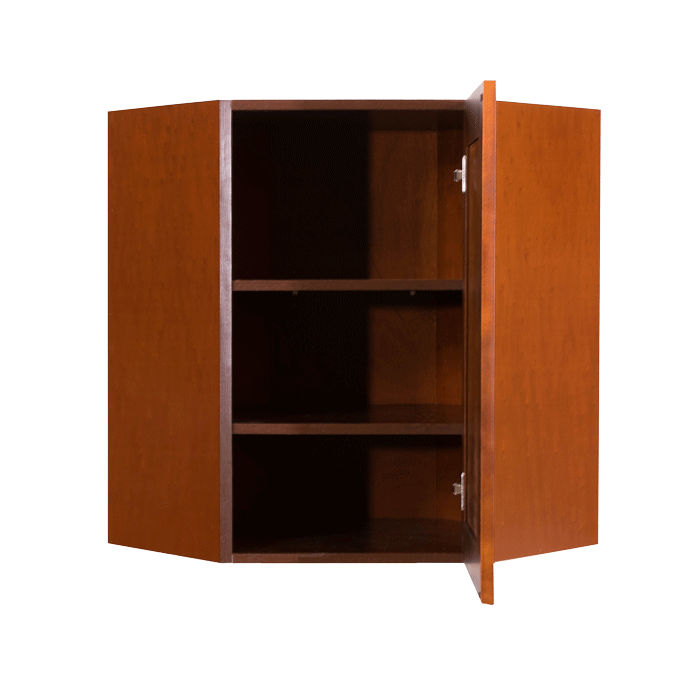 Cambridge Wall Diagonal Corner 1 Door 2 Adjustable Shelves