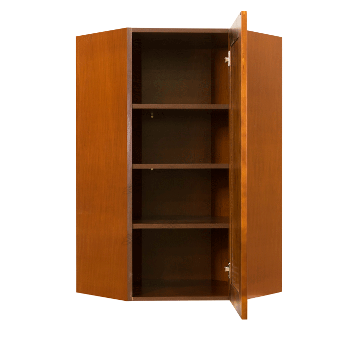 Cambridge Wall Diagonal Corner 1 Door 3 Adjustable Shelves