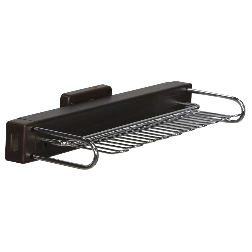 Closet Accessory Cravatta Side-Mounted Pull Out Tie Rack